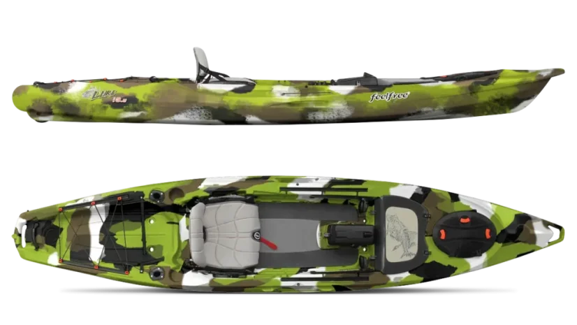 Feel Free Lure 13.5 V2 + Overdrive - Barva: Lime Camo