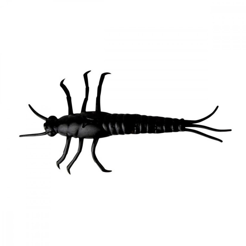 3D LB PVC Mayfly 50 mm Black 8 ks