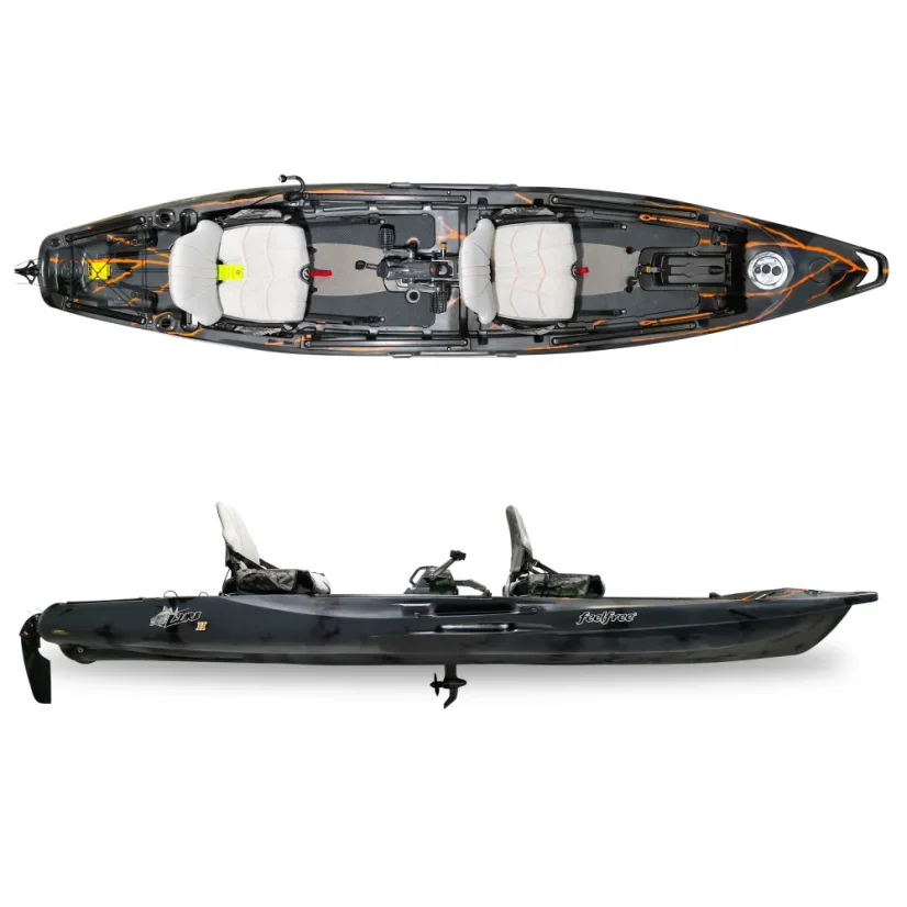 Feel Free Lure Tandem + Overdrive - Barva: Lime Camo