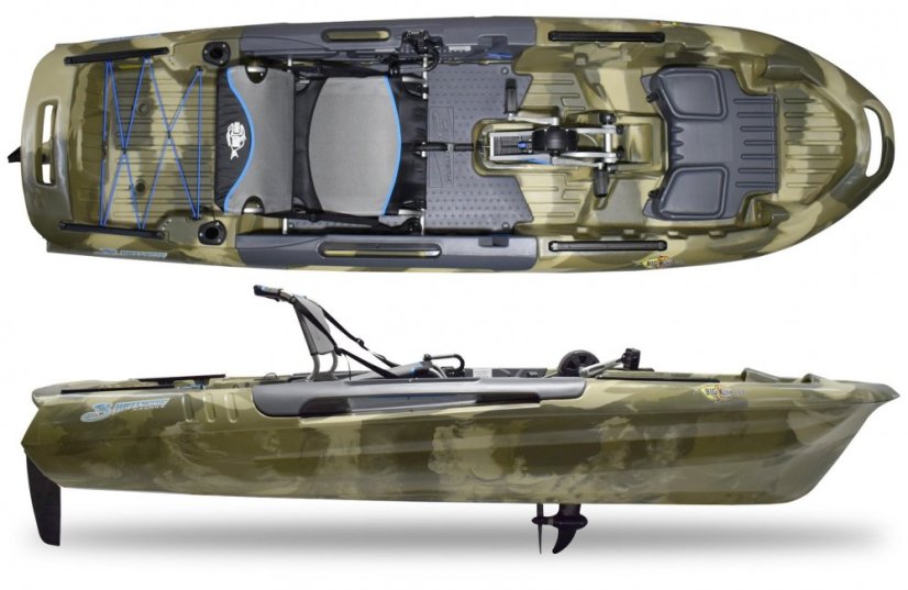 3WATERS KAYAKS Big Fish 108 pedal drive