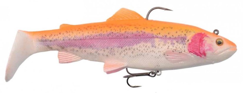 4D Trout Rattle Shad 17 cm 80 g Golden Albino