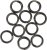 Stainless Splitring Mix Forged 7 mm SS 20 pcs