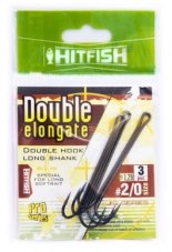 DOUBLE ELONGATE FISHING HOOK WITH LONG SHANK 20