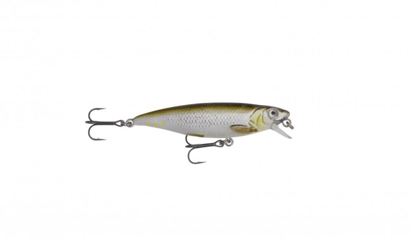 3D Twitch Minnow 6.6 cm 5 g SS 02-Green Silver Ayu