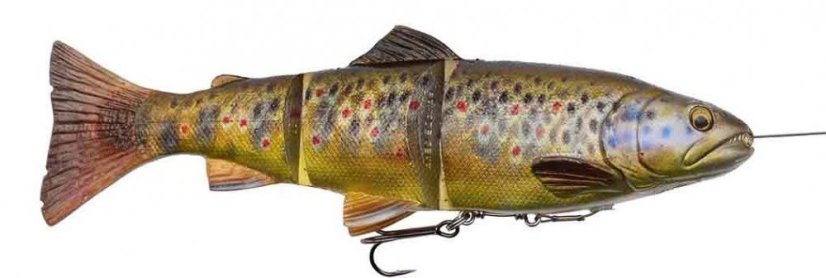 4D Line Thru Trout 15 cm 40 g MS Dark Brown Trout