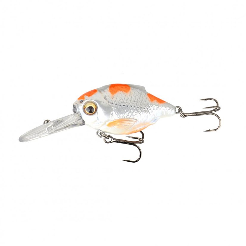 3D Crucian Crank34 3.4 cm 3 g F SR 03-Pearl White Silver