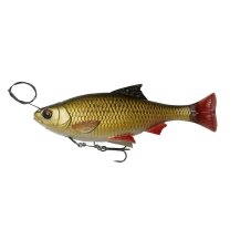 4D Line Thru Pulse Tail Roach 18 cm 90 g SS Rudd