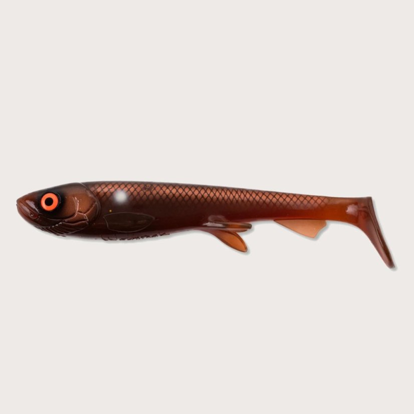 Wolfcreek Shad 11 cm Motoroil Copper Shad 4 Ks