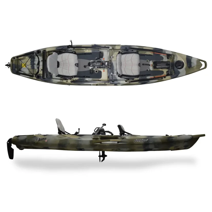 Feel Free Lure Tandem + Overdrive - Barva: Lime Camo
