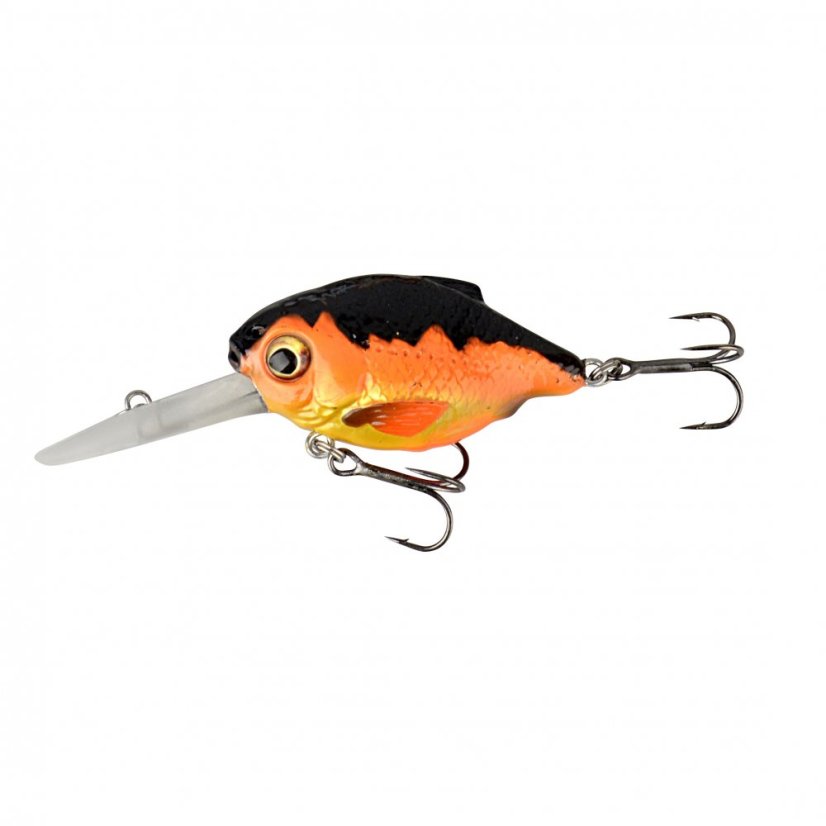 3D Crucian Crank46 4.6 cm 7 g SF SR 04-Black & Orange